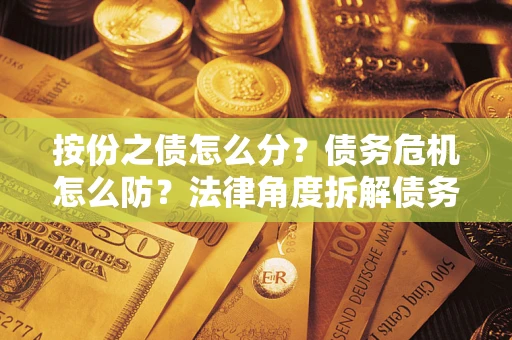 武汉按份之债怎么分？债务危机怎么防？法律角度拆解债务分配与风险自保指南