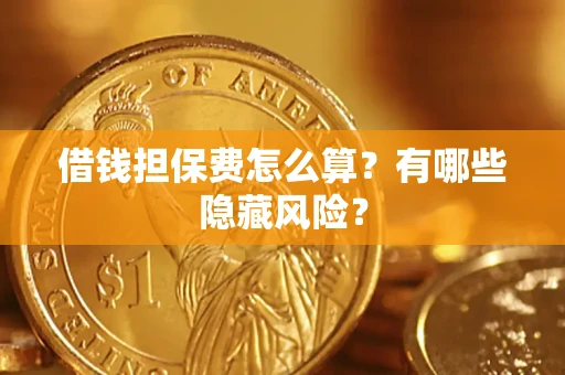 武汉借钱担保费怎么算？有哪些隐藏风险？