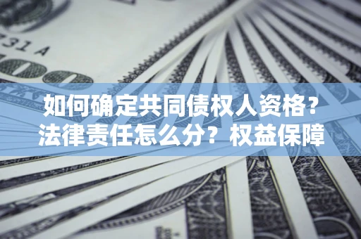 武汉如何确定共同债权人资格？法律责任怎么分？权益保障技巧揭秘！