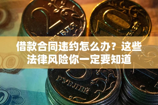 武汉借款合同违约怎么办？这些法律风险你一定要知道