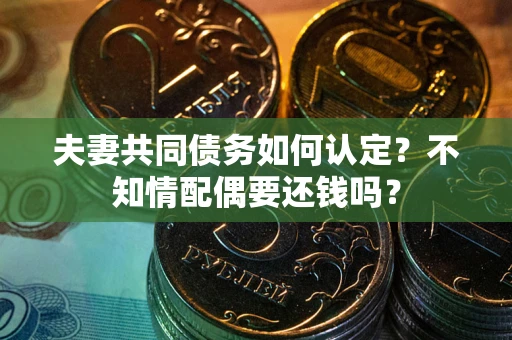 武汉夫妻共同债务如何认定？不知情配偶要还钱吗？