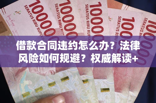 武汉借款合同违约怎么办？法律风险如何规避？权威解读+实用指南