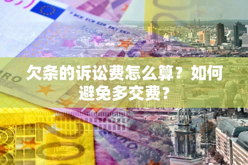 武汉欠条的诉讼费怎么算？如何避免多交费？