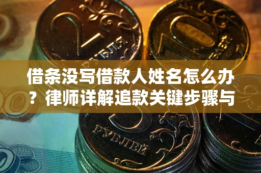 武汉借条没写借款人姓名怎么办？律师详解追款关键步骤与证据链构建