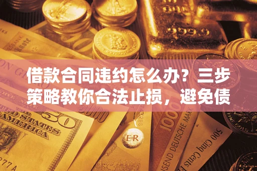 武汉借款合同违约怎么办？三步策略教你合法止损，避免债务危机升级