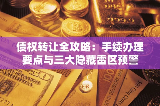 武汉债权转让全攻略：手续办理要点与三大隐藏雷区预警