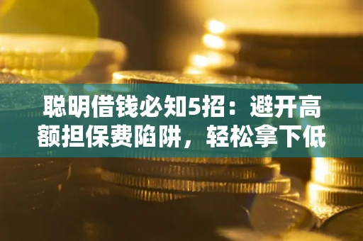 武汉聪明借钱必知5招：避开高额担保费陷阱，轻松拿下低息贷款